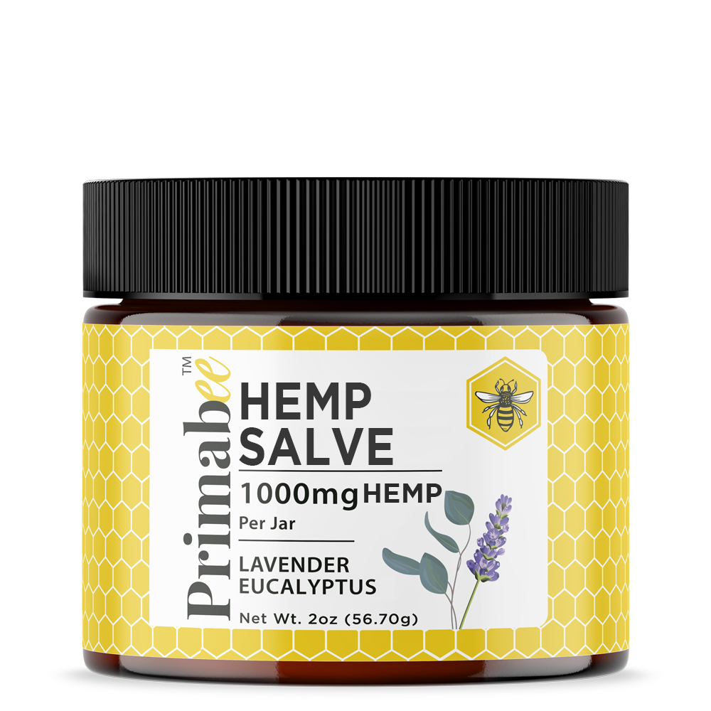 1000mg Soothe + Hydrate Hemp Salve with Lavender and Eucalyptus