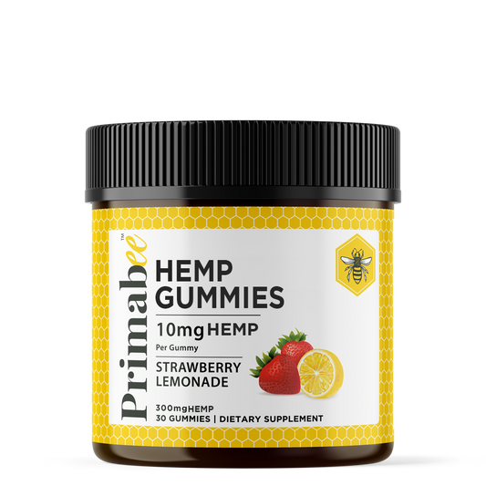 10mg Calm + Chill Hemp Gummies — Strawberry Lemonade